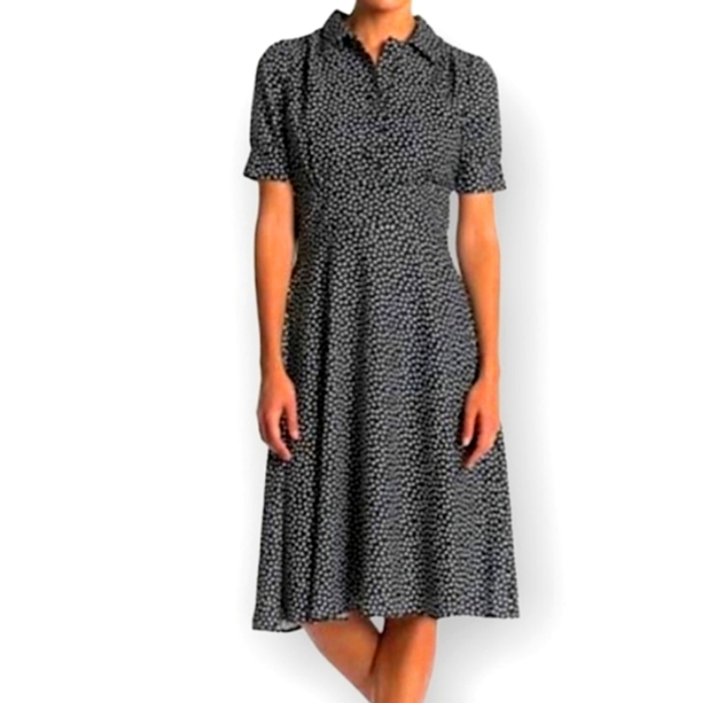 Alexia Admor Fit & Flare Heart Print Dress